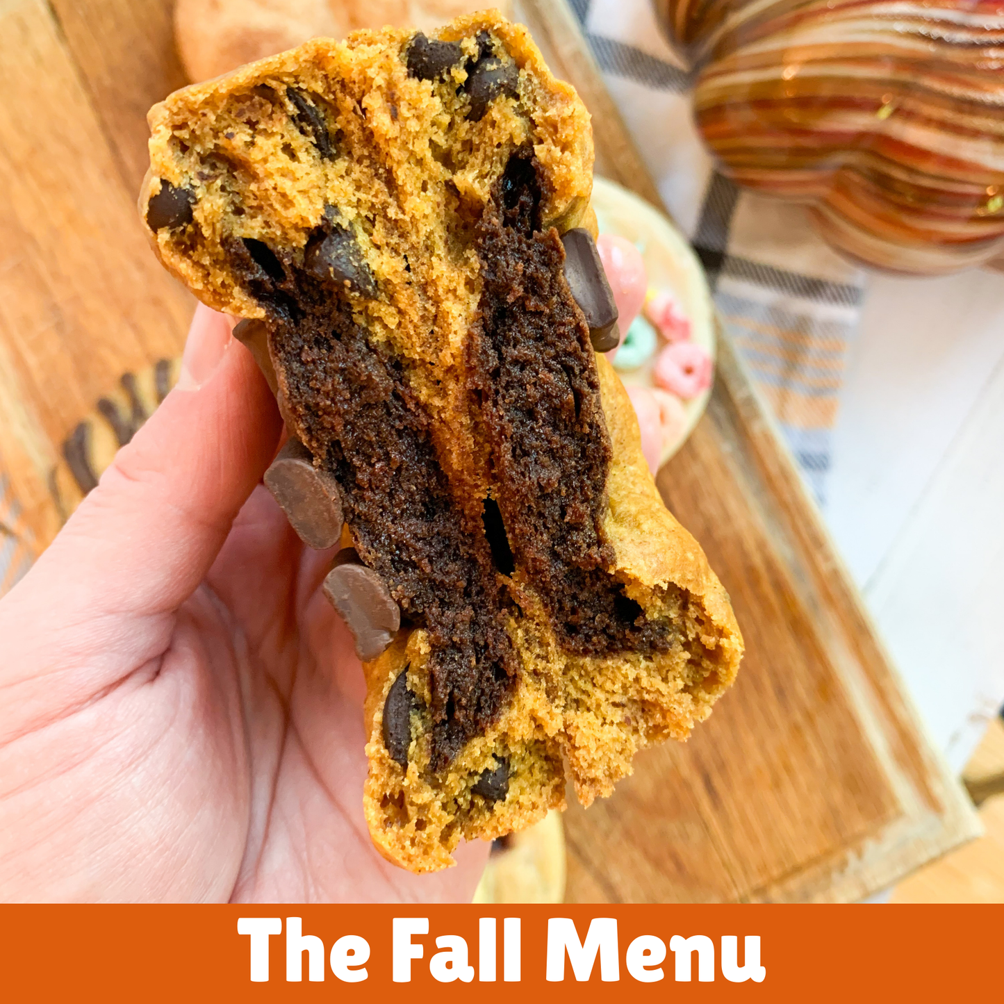 Pumpkin Brookie Cookie